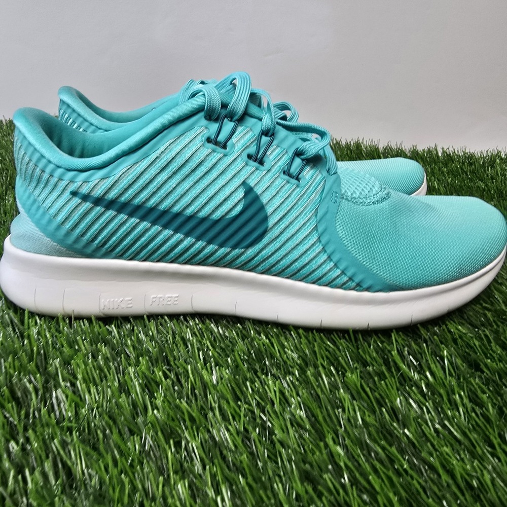 Nike Womens Free RN Size 6.5 Running Trainers 831511-300 Aqua Run Natural - Picture 6 of 14